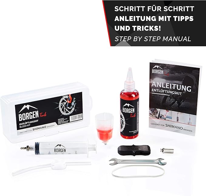 Shimano bleed kit for hydraulic disc brakes I Bicycle brakes