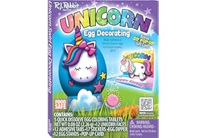 Easter Unlimited Unicorn Easter Egg Decorating Kit