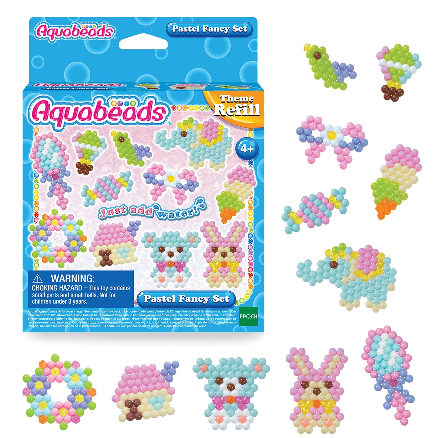 Aquabeads 31504 Pastel Fancy Set - Arts and Crafts Bead Activity Toy
