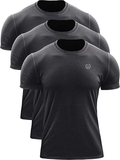 neleus men's dry fit mesh athletic shirts