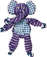 KONG Floppy Knots Knotted Rope Dog Toy Medium Large Elephant