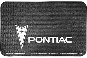 Fender Gripper Fender Cover with Gm Pontiac Logo | Officially Licensed by General Motors | Universal Fit | Standard Size 22" X 34" | FG2037, Black with Color Logo