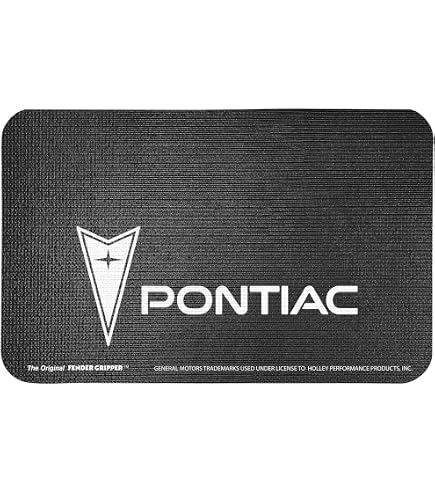 Fender Gripper Black Protective Fender Cover – With Pontiac GTO 6.5 Litre Logo – FG2039