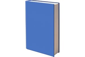 ELLOPI Easy Apply Stretchable Book Cover 1 Pack Light Blue. Jumbo Jacket Fits Most Hardcover Textbooks Up to 9" x 11". Adhesive-Free, Nylon Fabric Protectors. Washable and Reusable School Supply for Students