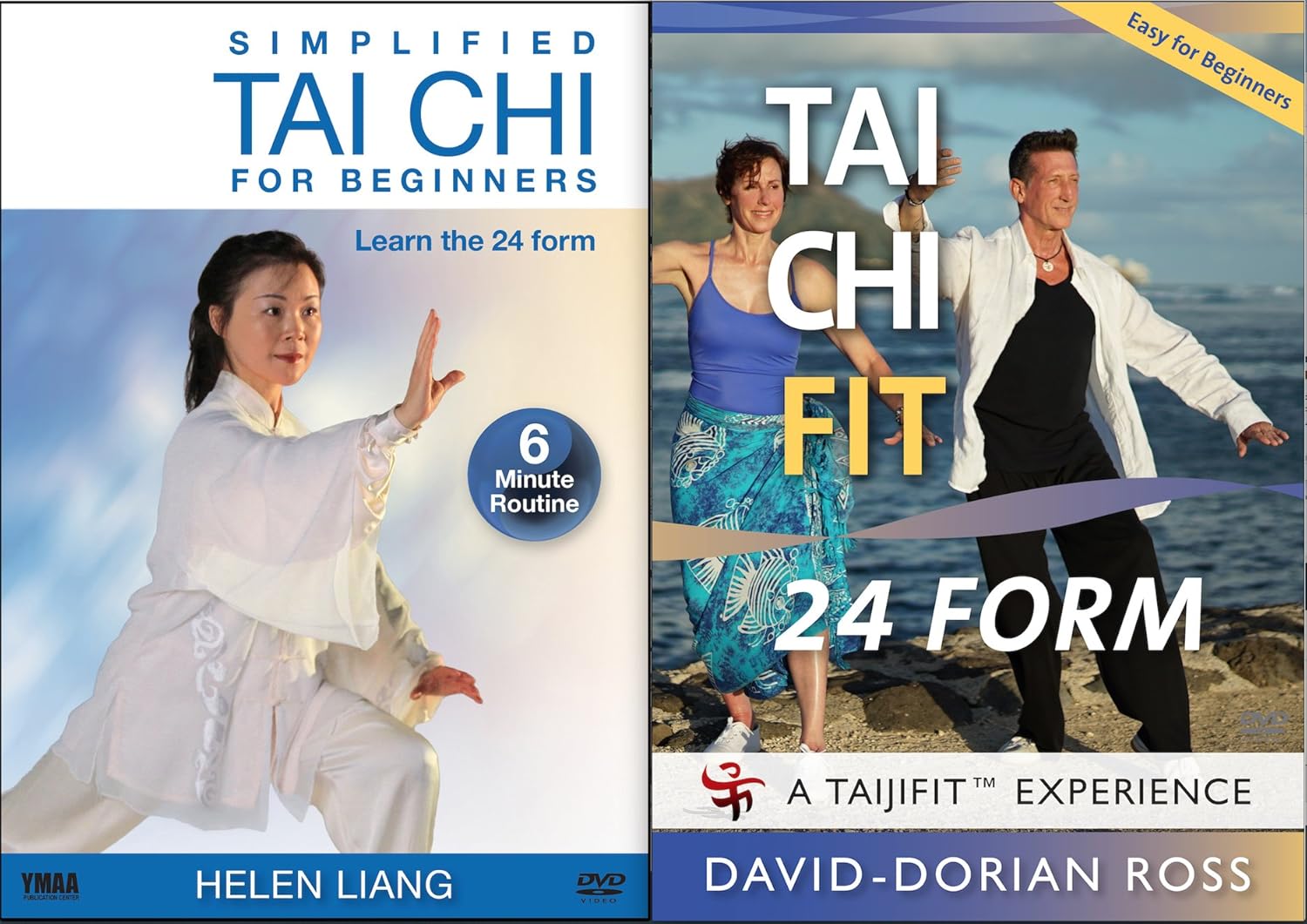 Tai Chi Bundle: Tai Chi 24 Form by Helen Liang and David-Dorian Ross (YMAA) Tai Chi 24 Form Exercises for Beginners