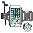 Fascia Da Braccio Sportiva iPhone 5S 6 7 8 [ID Toccare Compatibile], VGUARD Resistente all'Acqua Sweatproof Bracciale Universale 5.1'' per Corsa & Esercizi con Cinturino Regolabile, Portachiavi, Porta Scheda e Riflettente Armband per Smartphone meno di 5.1 pollici come iPhone 8 / 7 / 6s / 6 / 5 / 5C / 5S / SE, Samsung Galaxy S6 / S5 / S4 / S3, Huawei, ASUS, LG, Motorola, ecc (Grigio)