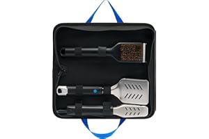 Napoleon® BBQ Accessory - GATL001-3-Piece Travel Tool Set, Includes Carry Case, Tongs, Spatula, Grill Brush, Expandable/Colla