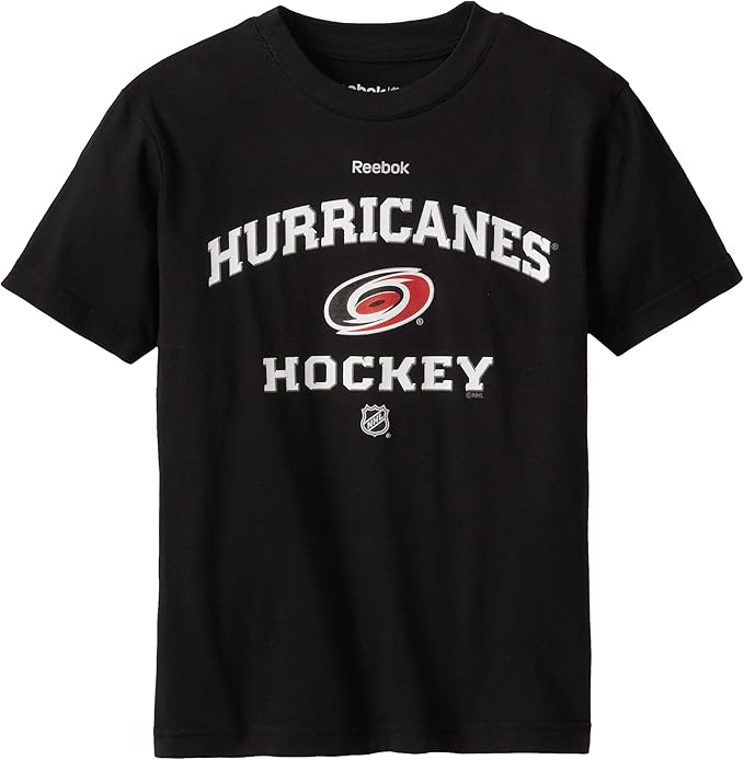 Amazon.com : NHL Carolina Hurricanes 8-20 Youth Authentic Predecessor Short Sleeve Tee, Carolina 