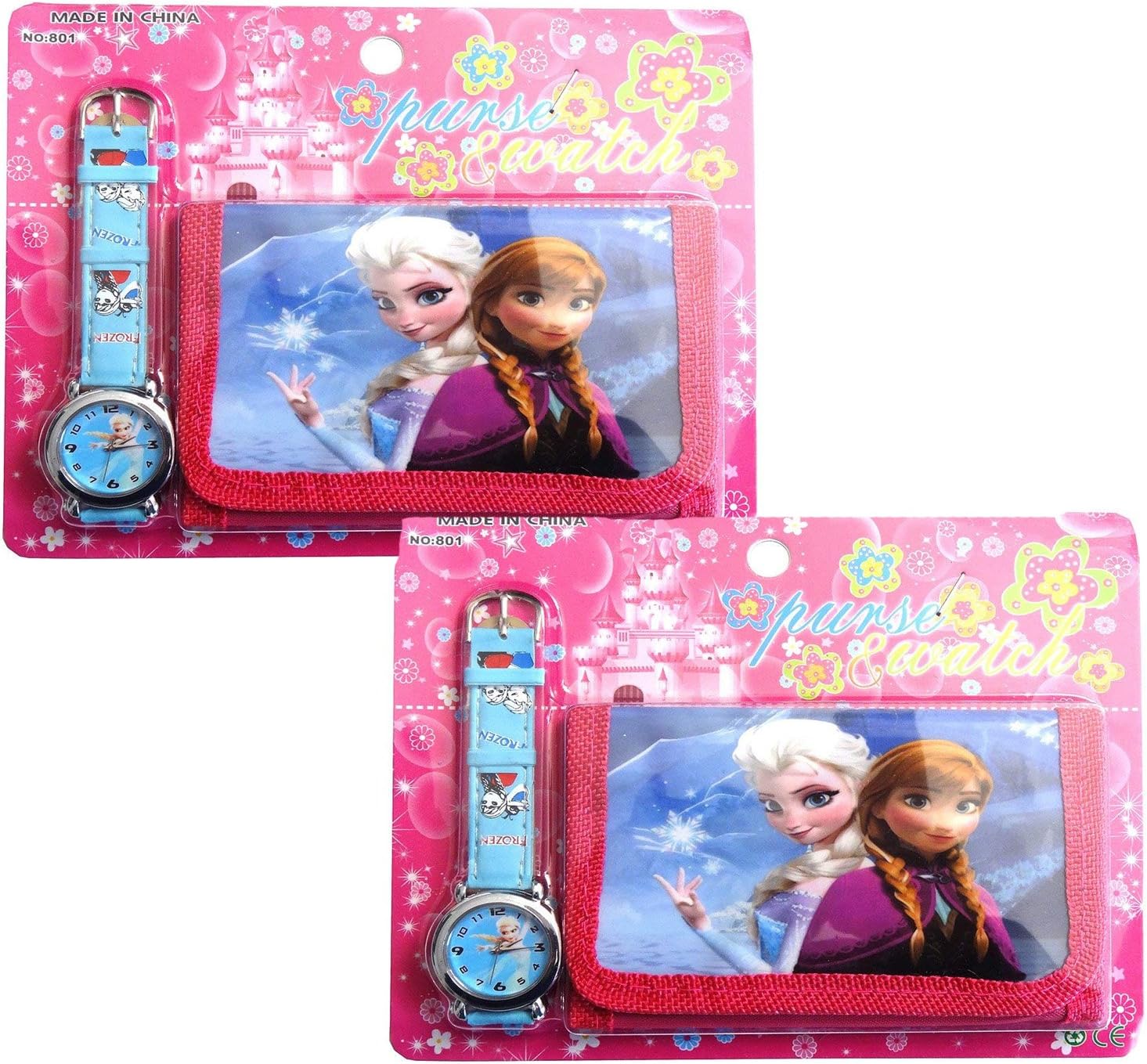 Grab Offers New The First Kids Girls Wrist Watch with Purse Wallet Set for School Going Baby Girls(Pack of 2 )