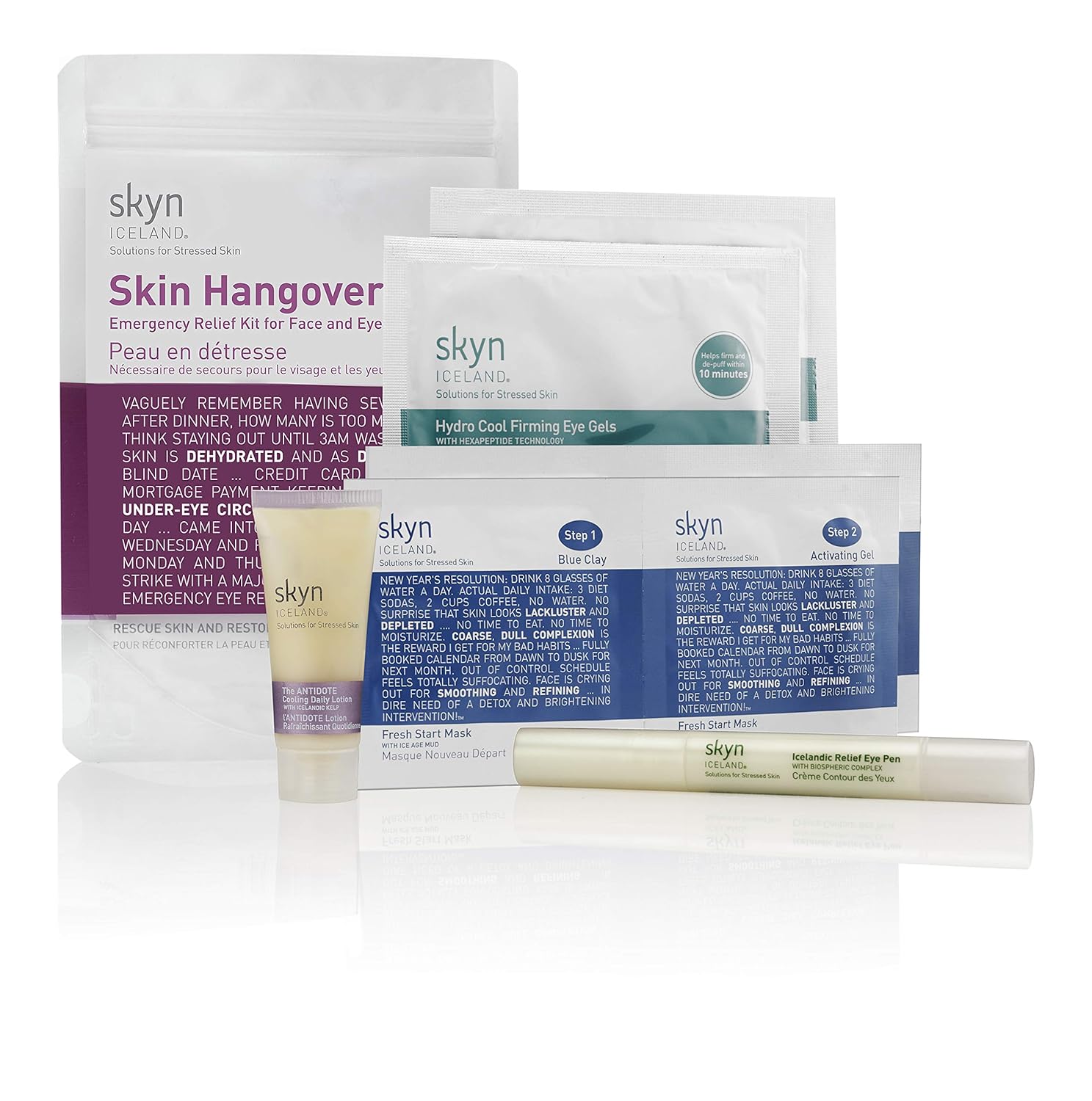 skyn ICELAND New Skin Hangover Emergency Relief Kit