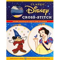 Disney Princess Cross-Stitch: 22 Easy-To-Follow Patterns Featuring