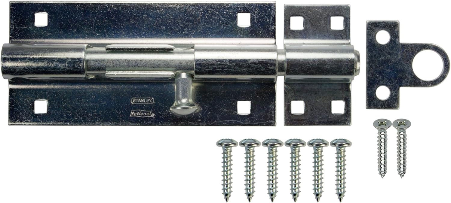 Stanley S808548 8 Inch Extra Heavy Duty Barrel Bolt (10)