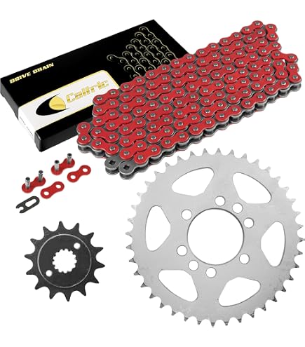 Amazon.com: Caltric Green Drive Chain And Sprockets Kit Compatible