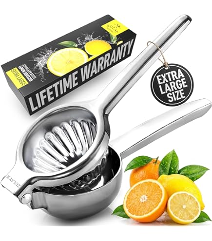 Lemon Squeezer Stainless Steel: Lemon Juicer Handheld Citrus