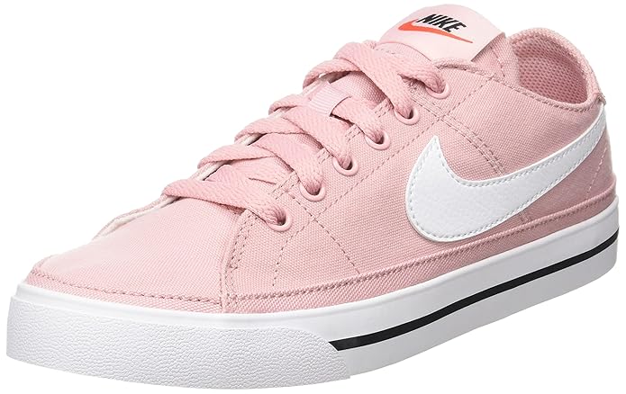nike court legacy white and pink