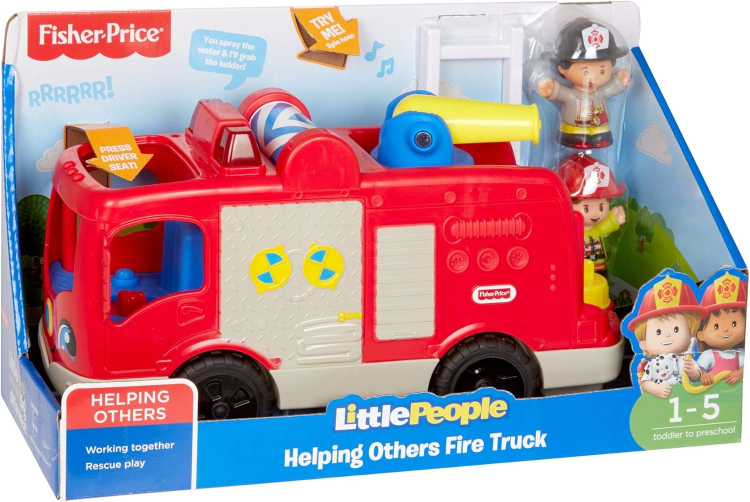 fisher price little people fire truck