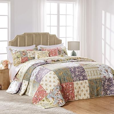 Greenland Home Blooming Prairie Full 3-Piece Bedspread Set