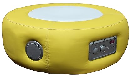 Multimediahocker Sitz Loop Pro Soundhocker Musikhocker 4.1 System gelb