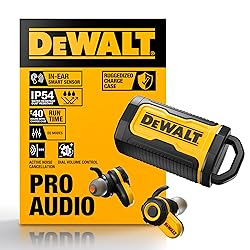 DEWALT Heavy Duty Bluetooth Jobsite Pro X2 ANC True