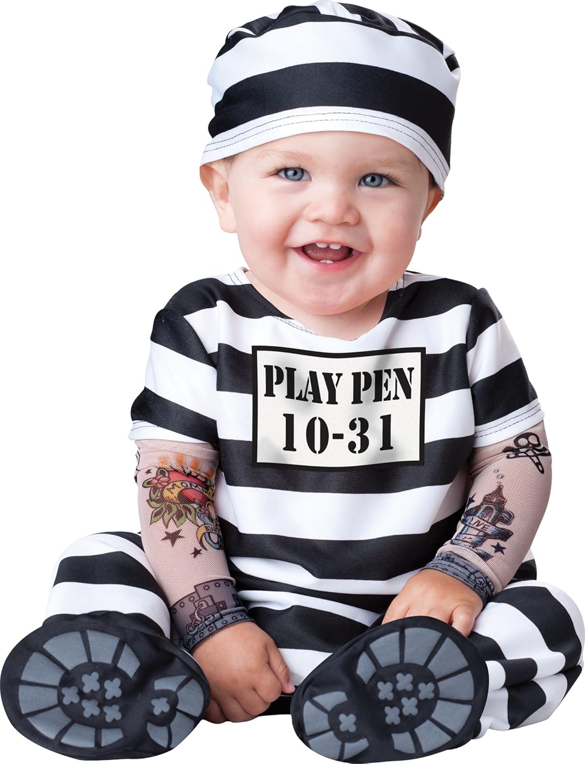 InCharacter Costumes Baby's Time Out Convict Costume