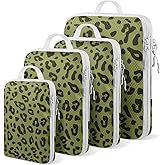 4-Piece Packing Cube Set - Lightweight Luggage Organizers for Travel, Vacation and Suitcases - Durable Accessories with Compression