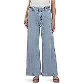 KUT from The Kloth Womens Jean High Rise Wide Leg with Trouser Pocket
