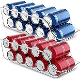 KICHLY Pack of 2 Can Organizer for Pantry - Soda Can Organizer for Refrigerator - Can Storage Organizer Pantry, Fridge & Free