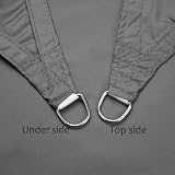 swift Sun Shade Sail 2m x 3m Water-Resistant PES Polyester Grey view 4