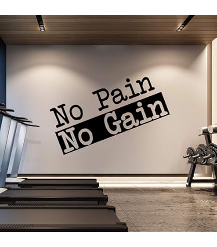 Vinilo Decorativo 'Gimnasio Abierto 24/7 ¡Sin Excusas!' - Calcomanía Motivacional Para Pared De Entrenamiento
