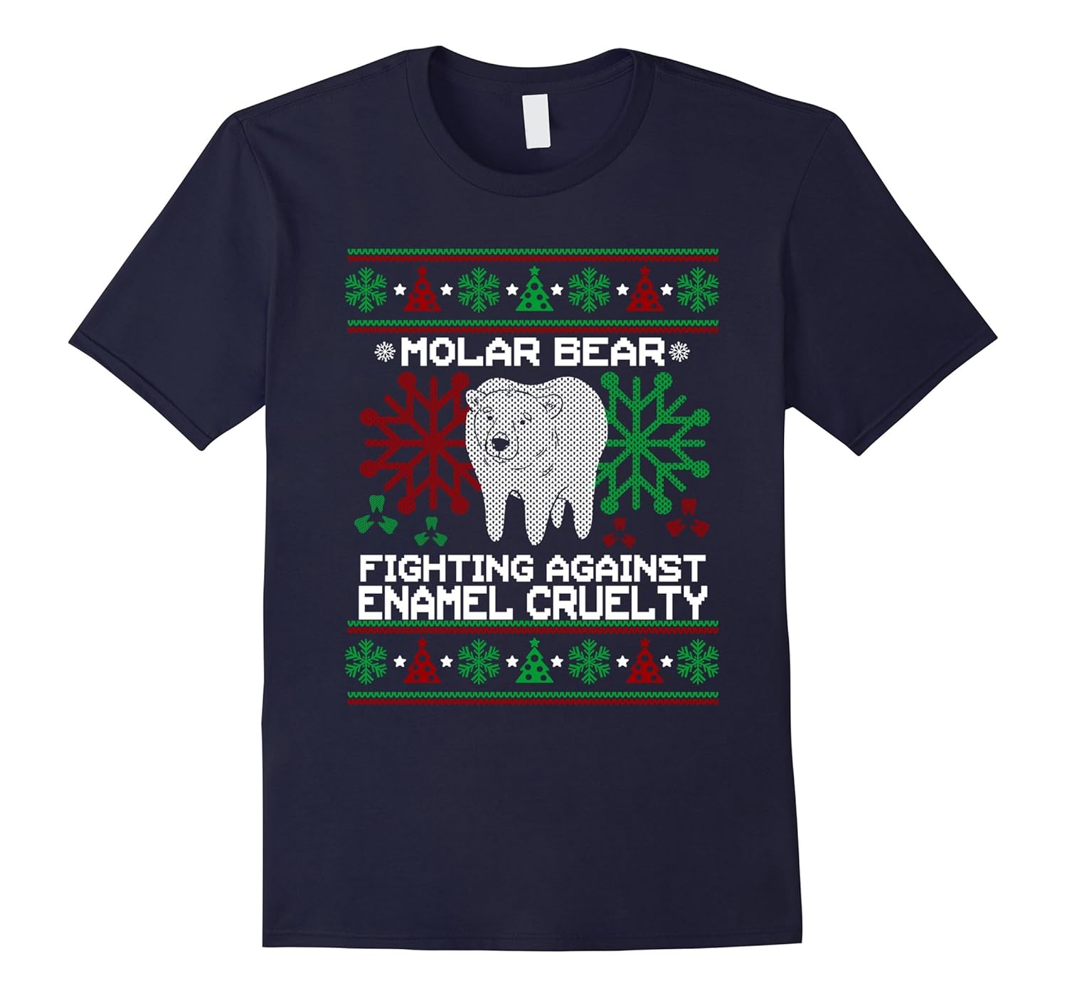 Special Xmas Tshirt: Molar Bear Enamel Cruelty Ugly T-shirt-ANZ