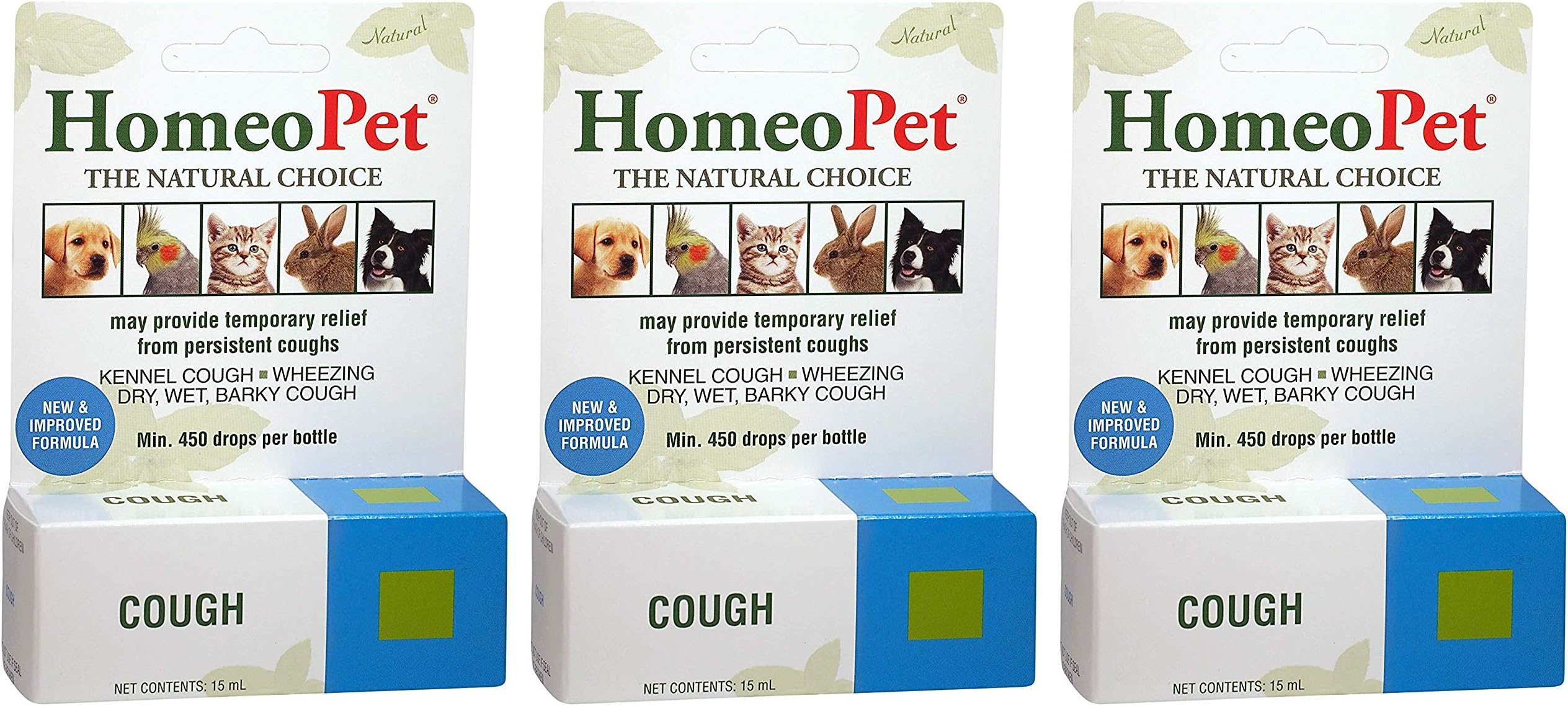 HomeoPet Cough, 15 ml (Тhrее Расk)