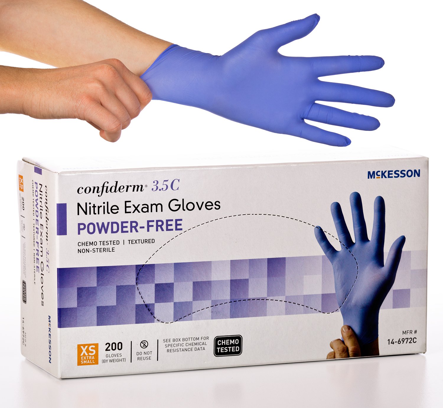 Amazon.com: McKesson Confiderm 3.5C Nitrile Latex-Free SM