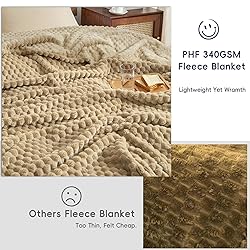 PHF Ultra Soft Flannel Fleece Blanket Twin