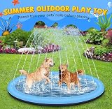 LATERN 170cm Splash Pad for Kids and Pets Non-Slip Water Play Mat view 6