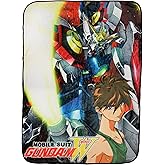 Mobile Suit Gundam Wing Anime Shenlong Super Soft Plush Throw Blanket 45" x 60"
