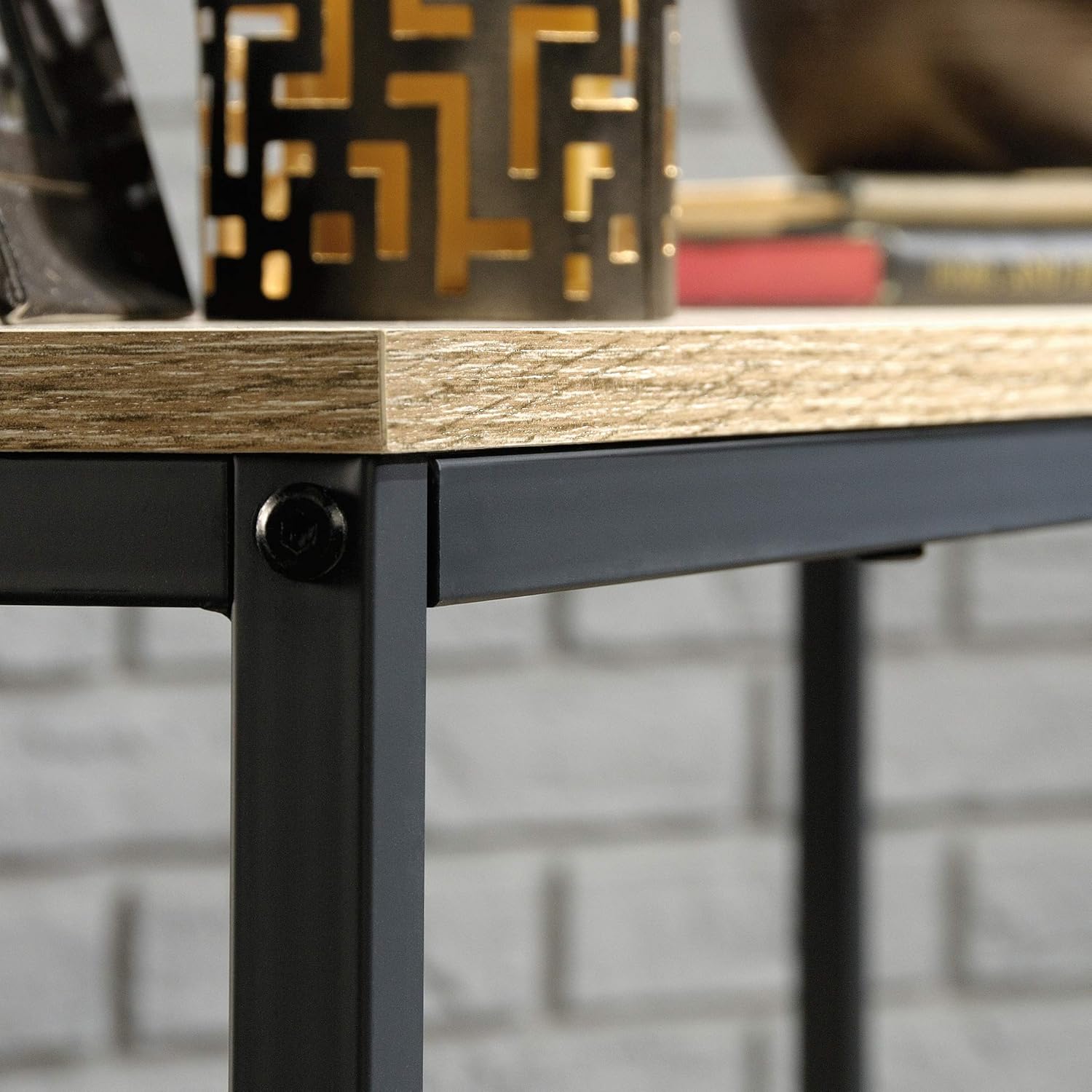 Sauder North Avenue Sofa Table, Charter Oak finish: Furniture & Decor