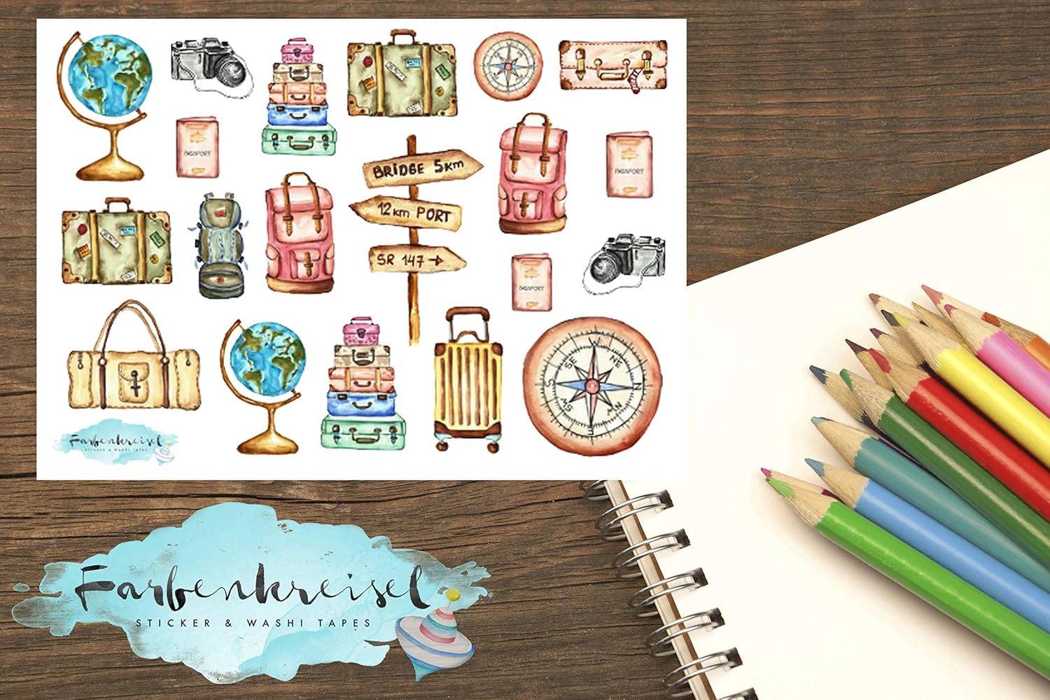 Reisen/Koffer Sticker