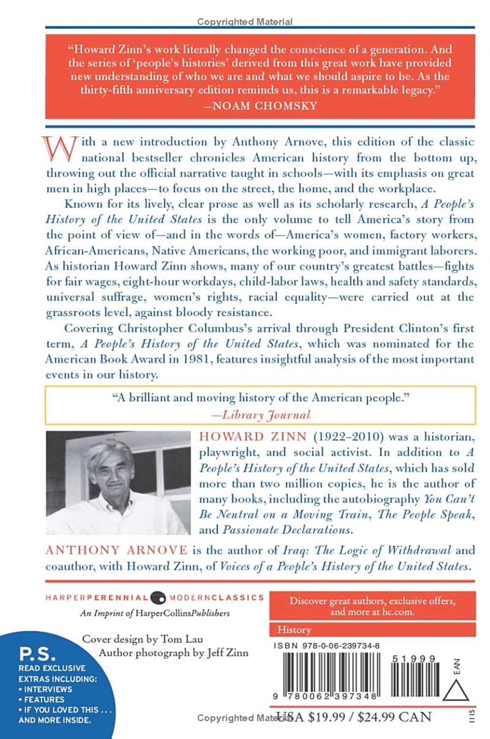 A People's History of the United States: 1492-Present by Howard Zinn