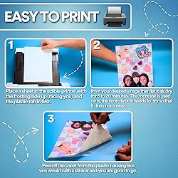 paper2eat Frosting Sheets Premium XL 11.75“ x
