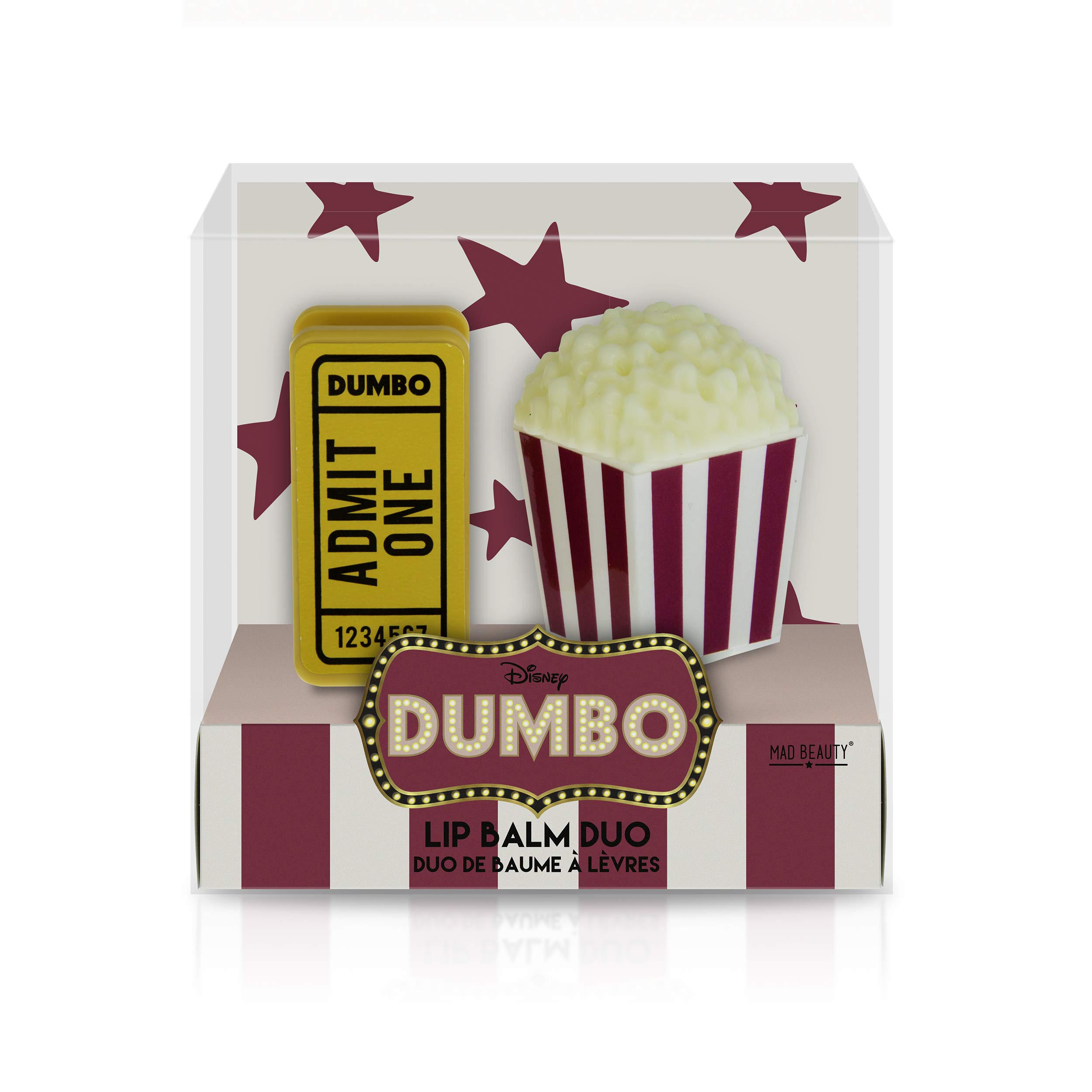 MAD Beauty Dumbo Popcorn and Ticket Lip Balm, 0.065 kg