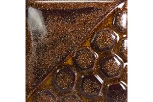 Mayco Elements Glaze, Copper Adventurine EL-121, 1 Pint - 407345