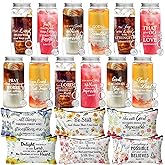 Skylety 36 Pcs Christian Gifts Sets Including 13.5 oz Inspirational Quotes Reusable Tumbler with Lid Straw Religious Makeup Bags Bible Verses Keychains, Inspirational Gift for Women Friend