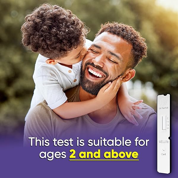 WELLLIFE COVID-19/INFLUENZA A&B HOME TEST, 2 TESTS FLU TESTS FOR HOME COVID FLU COMBO TESTING KIT FDA AUTHORIZED NON-INVASIVE SWAB TEST