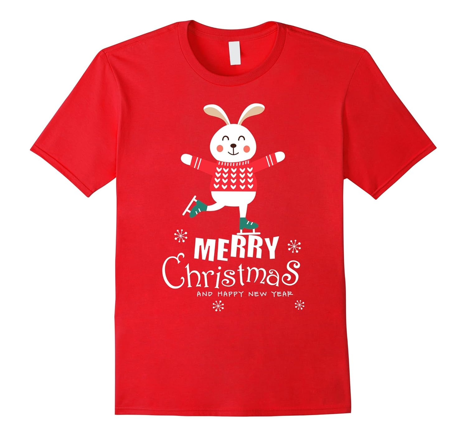 Merry Christmas Bunny T-Shirt-ANZ