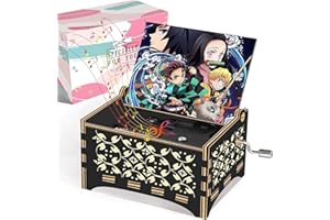 JRHOLIYUE Demon Music Box Gifts for Anime Lovers | Music Box Play Demon Theme Song | Anime Merch Gifts for Girls On Birthday Christmas.