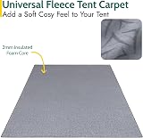 Trail Soft Fleece Tent Carpet 240x220cm with Foam Core & PE Base view 2