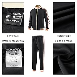 dioxoib Track Suits for Men Set 2 Piece Tracksuits