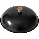 Joyce Chen 31-0066, 13.5-Inch Nonstick Steel Dome Lid for 14-Inch Wok Black