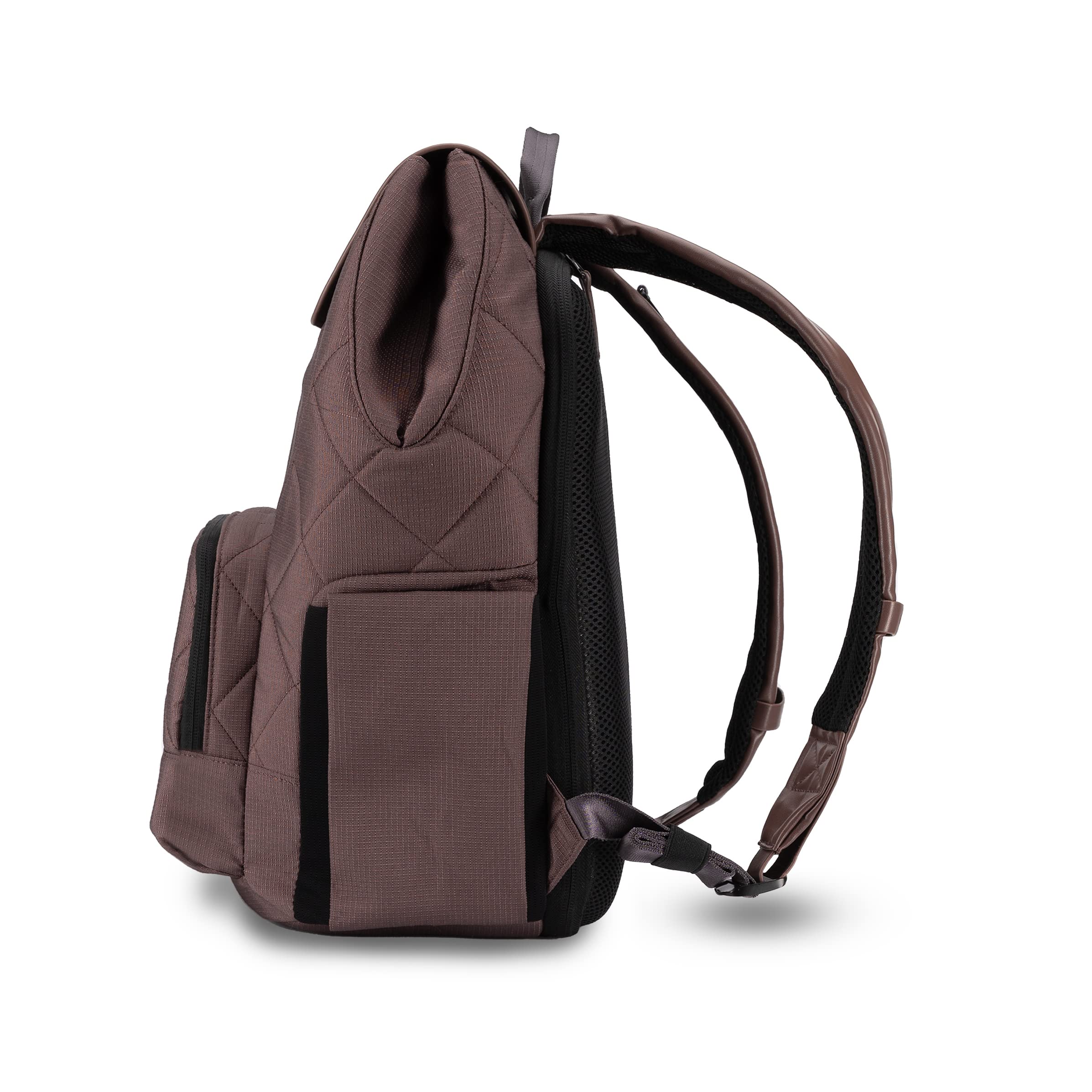 PAPERCLIP Jojo Diaper Bag Backpack with Fold Out Changing Station, Eco-Friendly (Baked Oak)