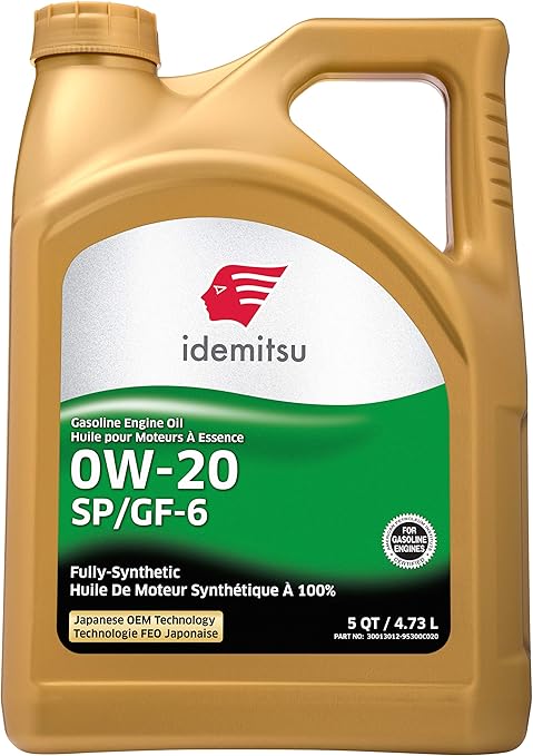 Amazon Idemitsu エンジンオイル フルシンセティック 0w Sp Gf 6 5クォート c0 車用エンジンオイル 車 バイク